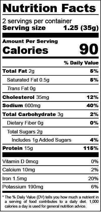 S.W.A.T. (GARLIC & BLACK PEPPER) Beef Jerky 10 oz (Resealable) Gluten-Free