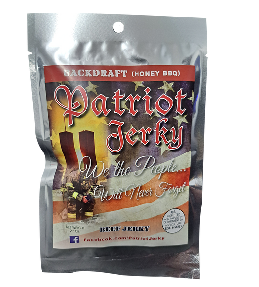 BackDraft (Honey BBQ) Beef Jerky 2.5 oz.