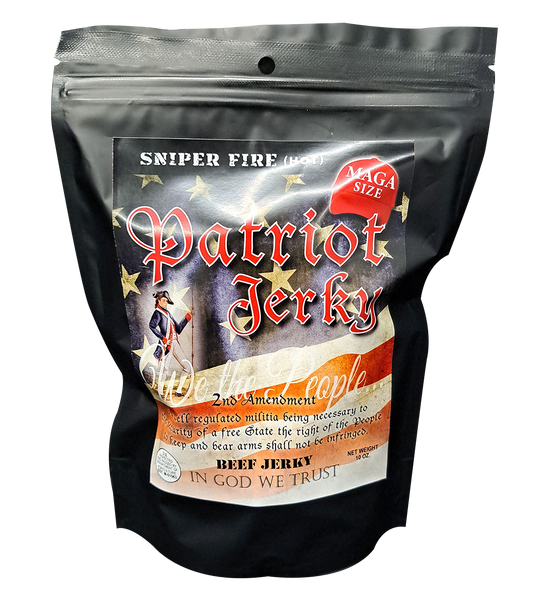 Products Sniper Fire (Hot) Beef Jerky 10 oz.