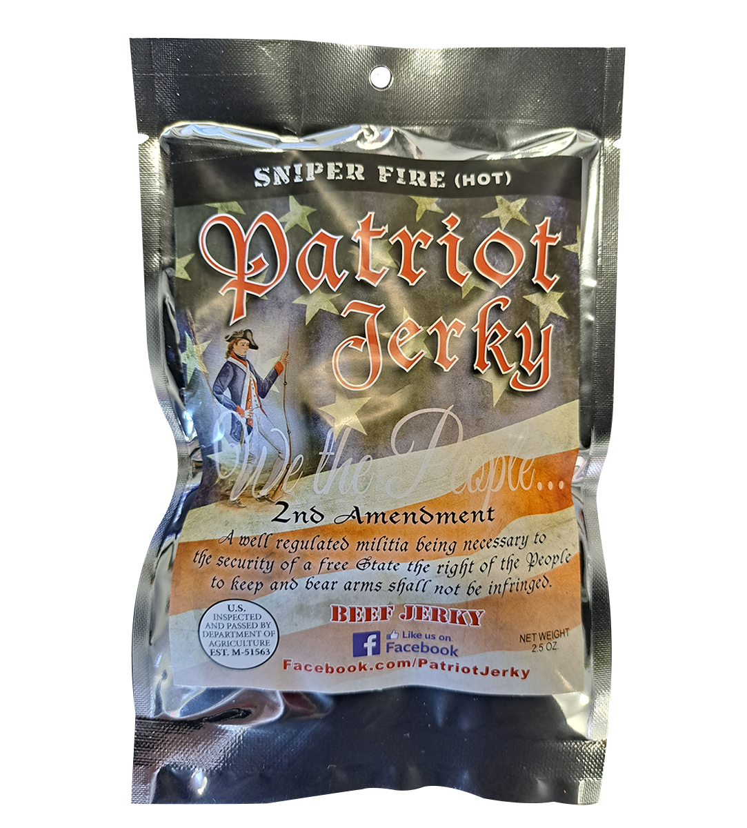 Products SNIPER FIRE (Hot) Beef Jerky 2.5 oz